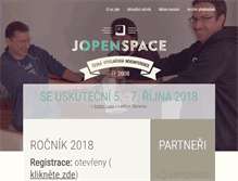 Tablet Screenshot of jopenspace.cz